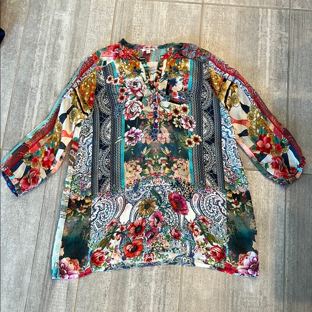 Floral Multicolor Women's Top